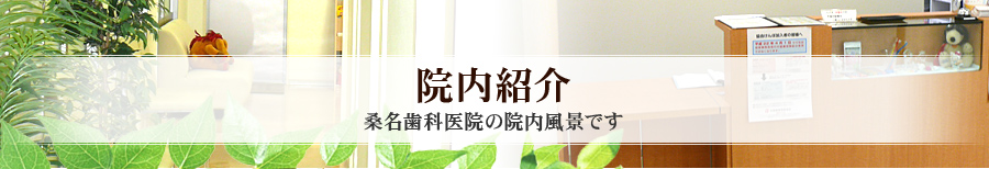 院内紹介 桑名歯科医院の院内風景です